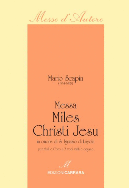 Messa Miles Christi Jesu