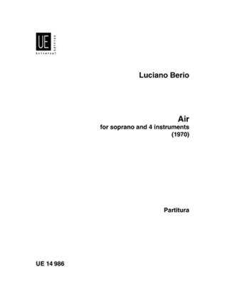 Book cover for Air, Sop/Piano/Violin/Viola/Cello, F.S.