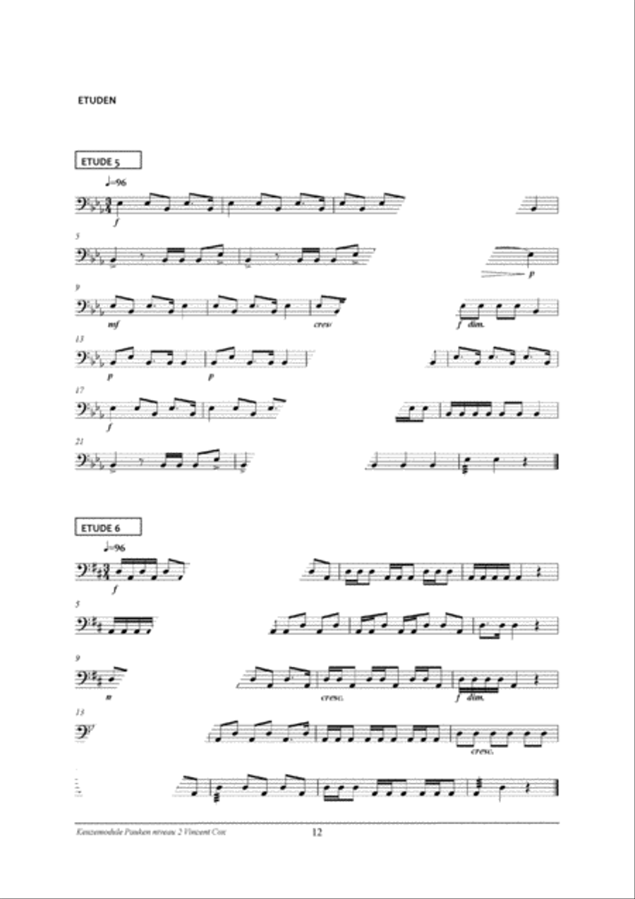 Percussion Modular: Pauken 2 Percussion scores gallery preview page 13