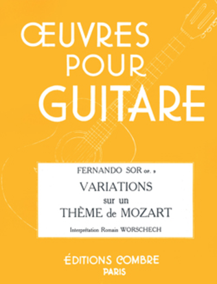 Book cover for Variations sur un theme de Mozart Op. 9