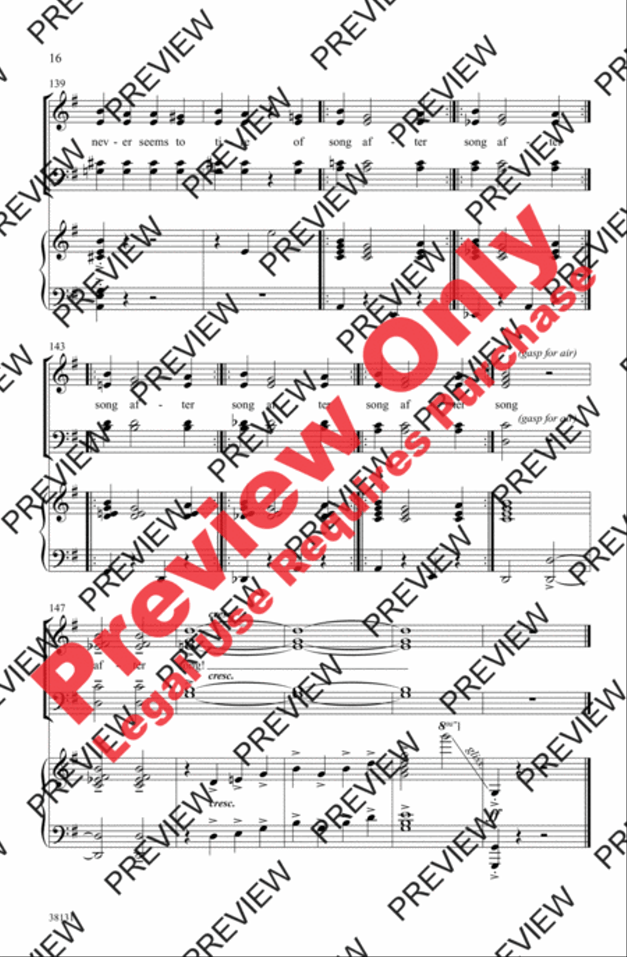 Give Me a Choral Medley! 4-Part scores gallery preview page 16