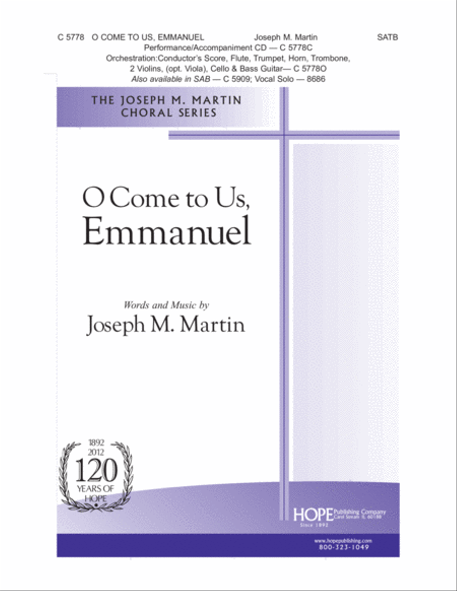 O Come to Us, Emmanuel 4-Part scores gallery preview page 2