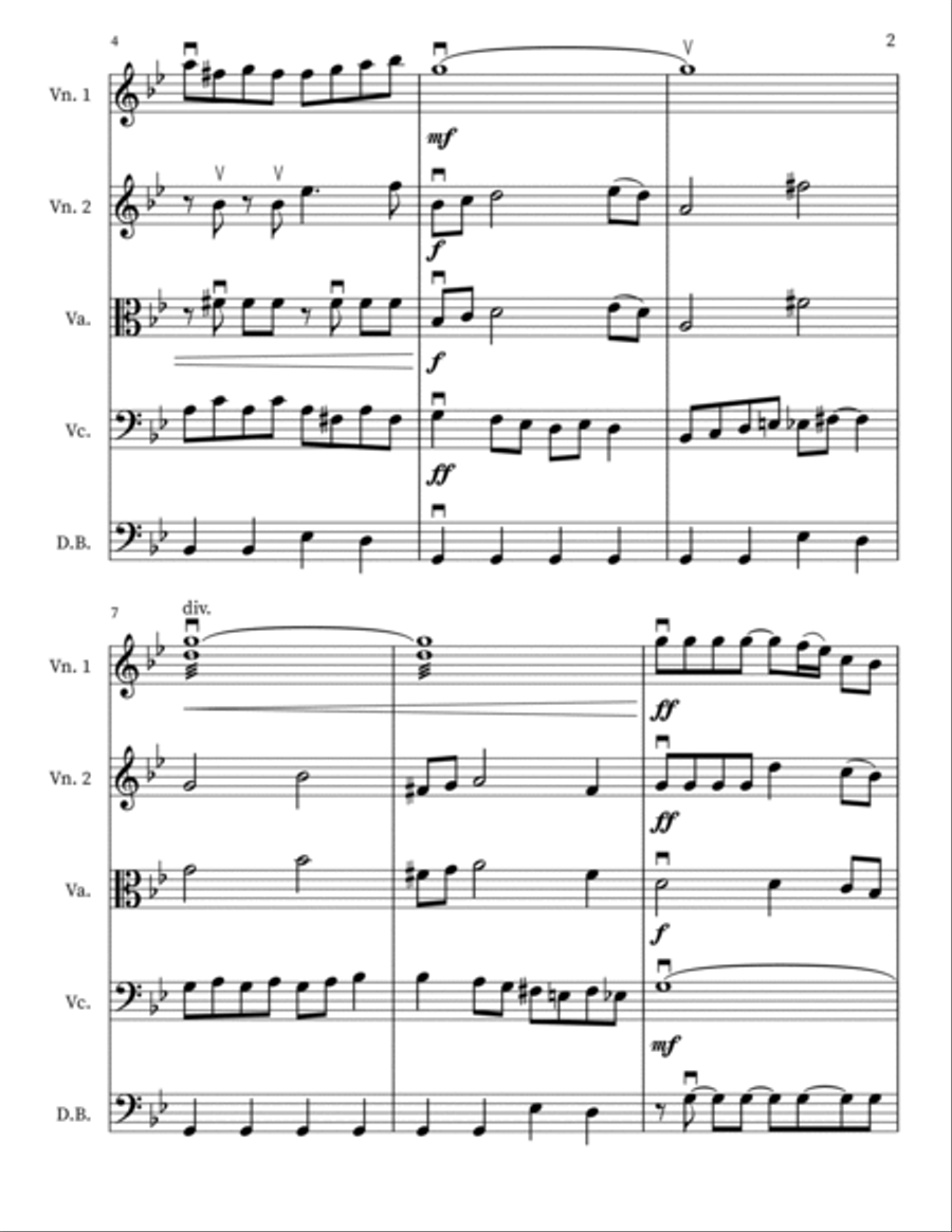 Chaos and Calamity Chaos and Calamity Cello scores gallery preview page 2