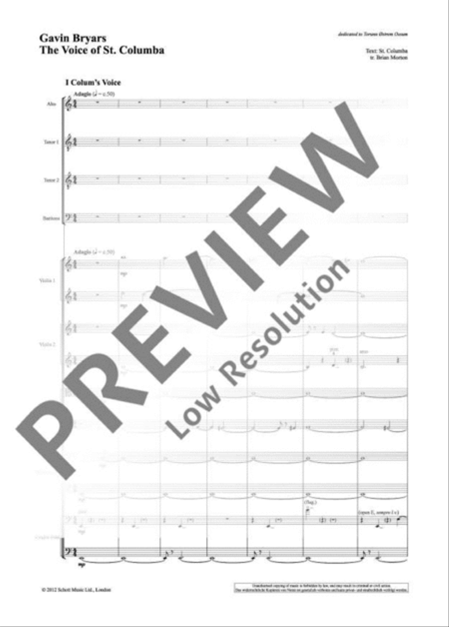 The Voice of St. Columba String Orchestra scores gallery preview page 6