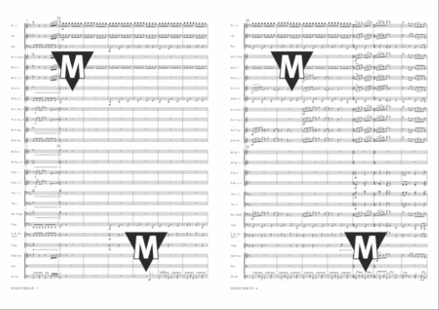 Sunny Side Up Concert Band scores gallery preview page 3
