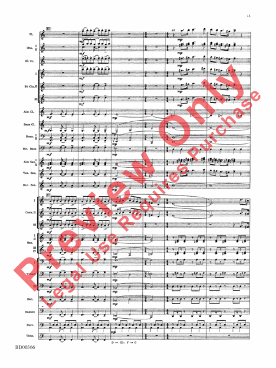 Rhythm of the Winds Concert Band scores gallery preview page 16