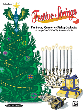 Book cover for Festive Strings for String Quartet or String Orchestra
