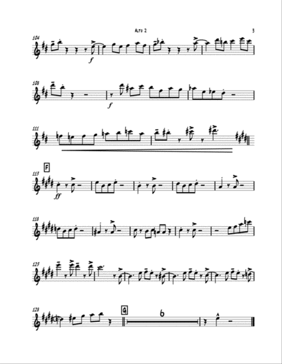 Tie A Yellow Ribbon Round The Ole Oak Tree Jazz Ensemble scores gallery preview page 6