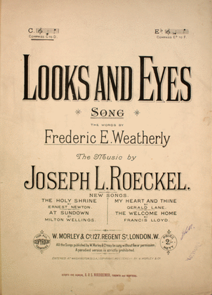 Looks and Eyes. Songs