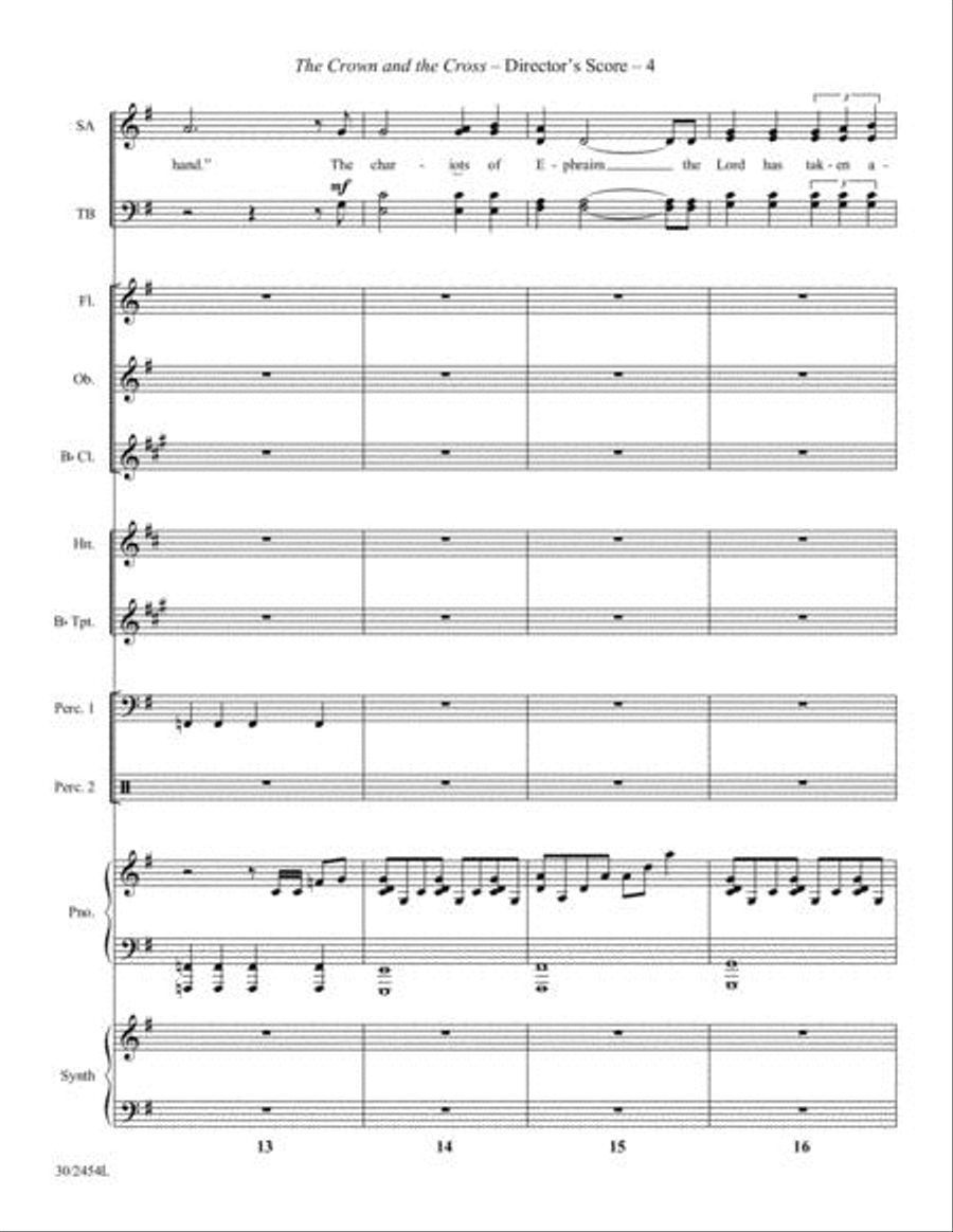 <br>Sheet music extract