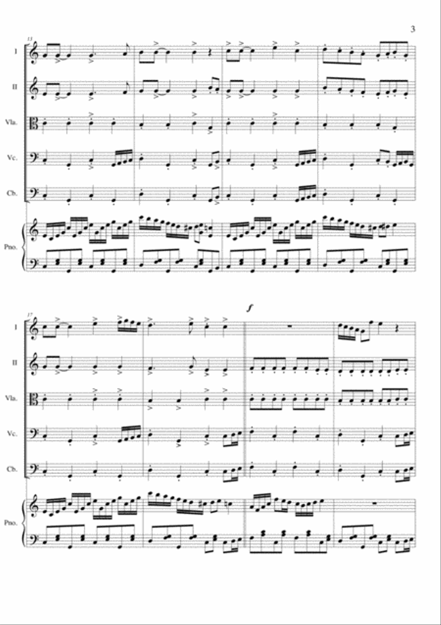 One Day In September - Piano & Orchestra - Lucian Opris Concert Band scores gallery preview page 3