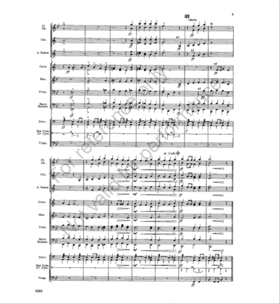 Fanfareon Concert Band scores gallery preview page 5