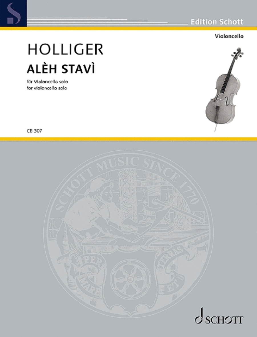 ALÈH STAVì Cello Solo scores gallery preview page 1