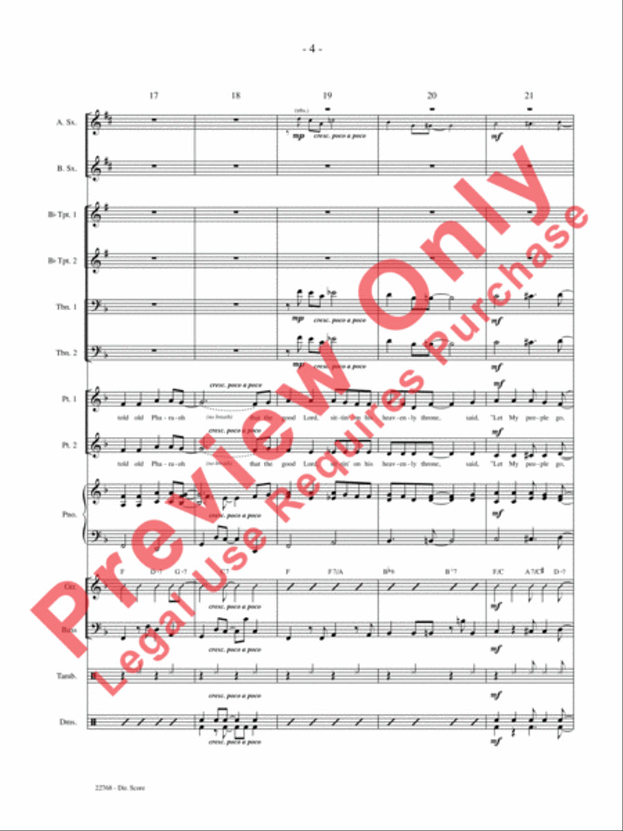 Climbing Up the Mountain Choir scores gallery preview page 5