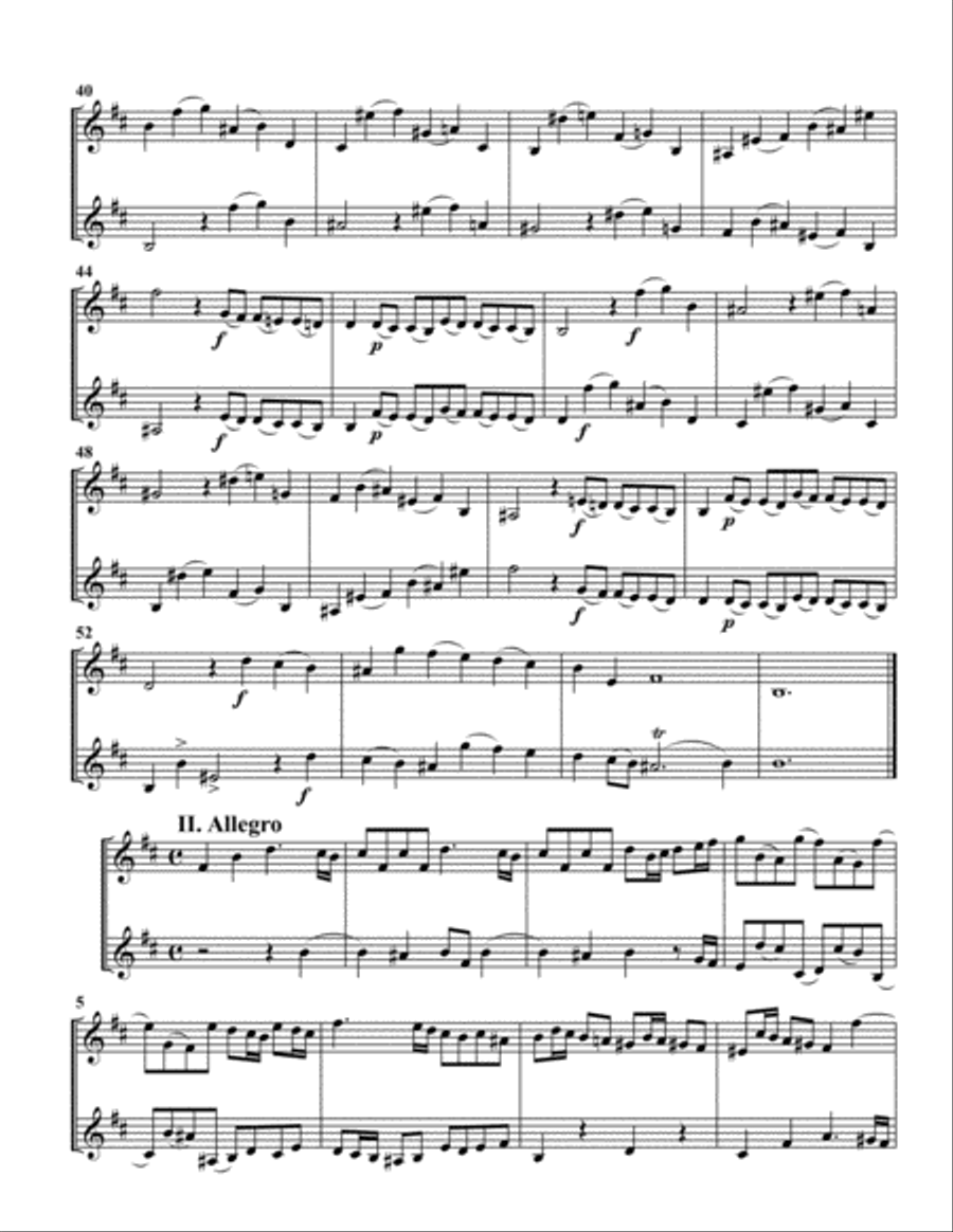 Sonata Trumpet Duet scores gallery preview page 4
