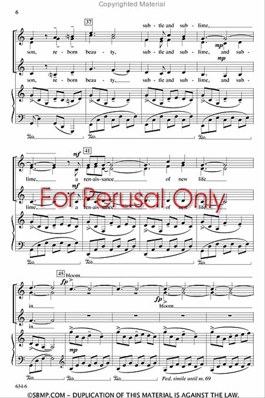 Bloom - SSA Octavo SSA scores gallery preview page 5