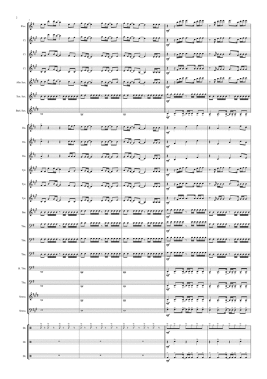Animals Marching Band scores gallery preview page 2