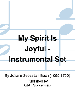 Book cover for My Spirit Is Joyful - Instrument edition
