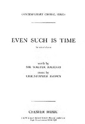 Brown: Even Such Is Time