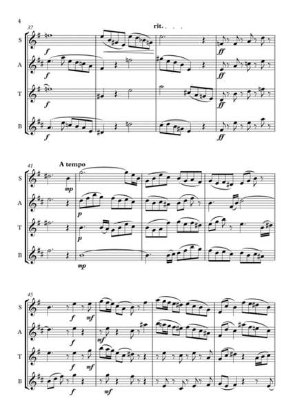 Evocations - Saxophone Quartet (SATB) image number null