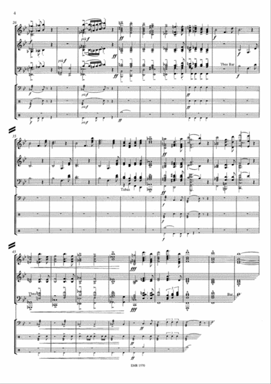 Marche Triomphale Concert Band scores gallery preview page 4