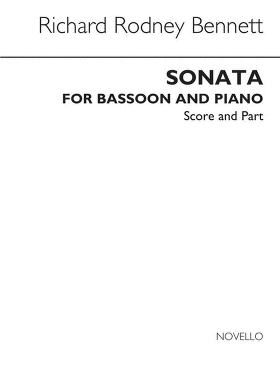 Bennett Sonata Bassoon & Piano