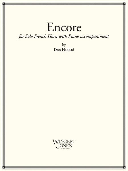 Encore - French Horn Solo (P.O.D.)