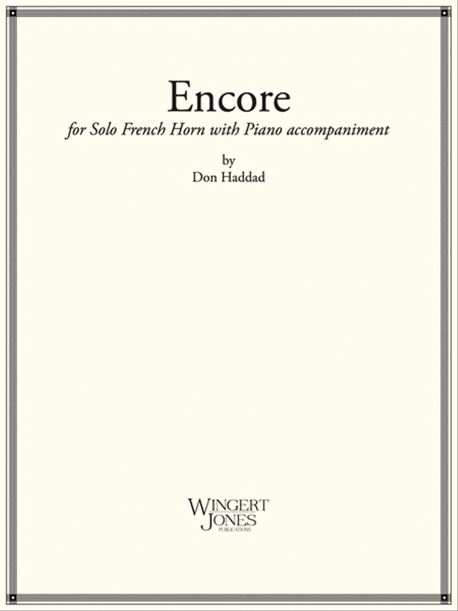 Encore Horn scores gallery preview page 1
