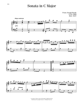 Book cover for Sonata No. 2 In C Major