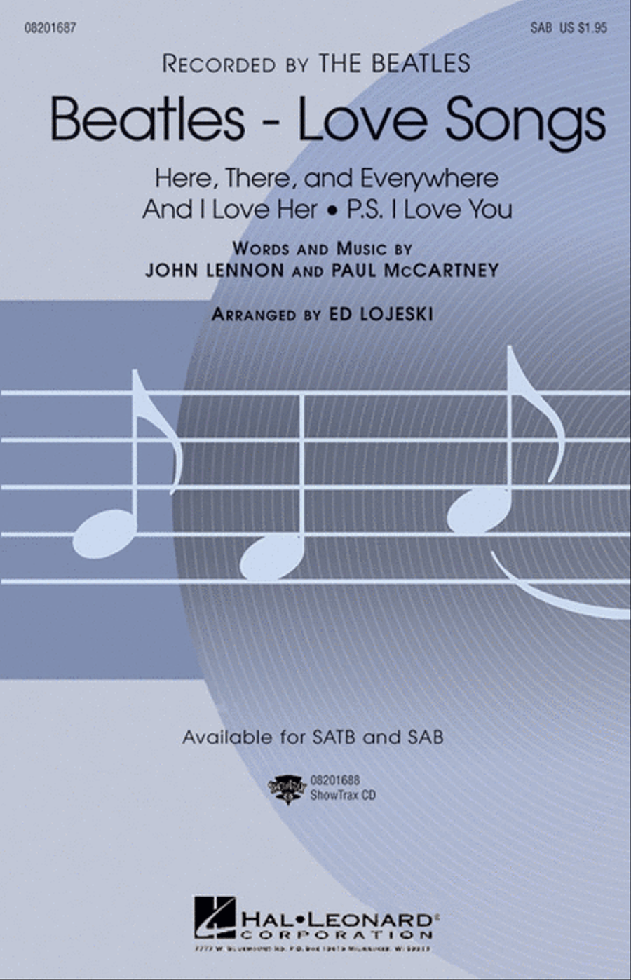 Beatles – Love Songs 3-Part scores gallery preview page 1