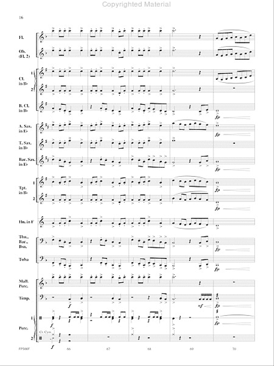 Atlantic Crossing Concert Band scores gallery preview page 17