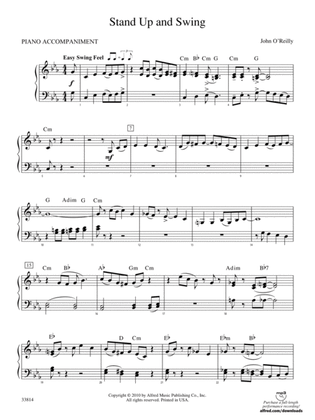 Stand Up and Swing: Piano Accompaniment