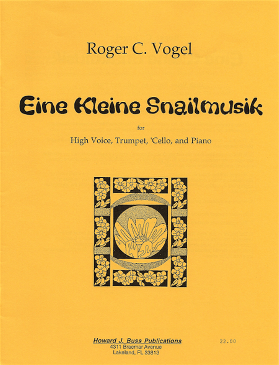 Eine Kleine Snailmusik Eine Kleine Snailmusik High Voice scores gallery preview page 1