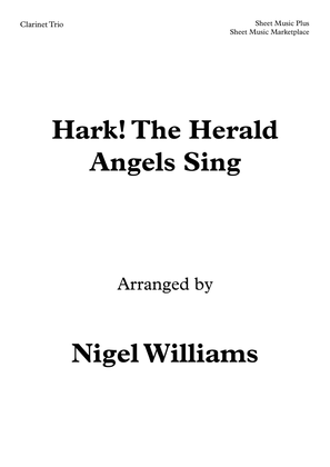 Hark! The Herald Angels Sing, for Clarinet Trio