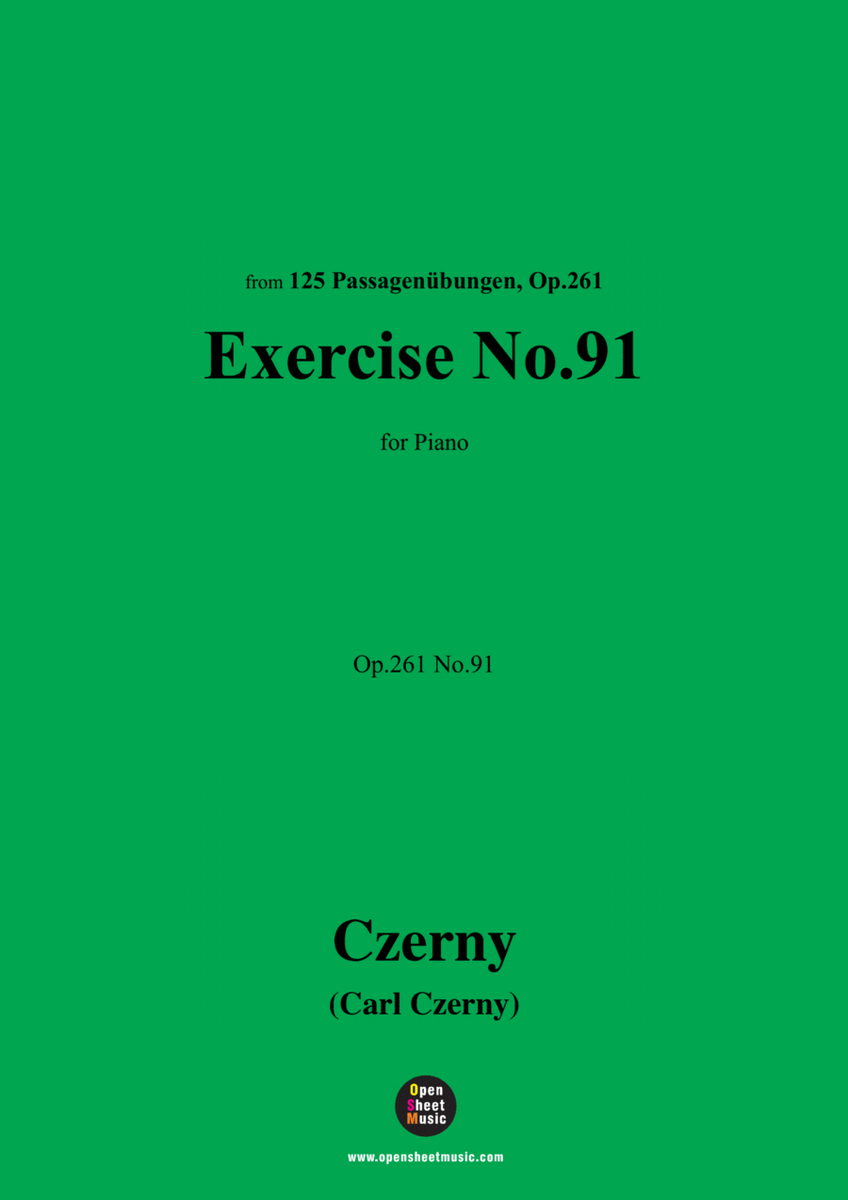 C. Czerny-Exercise No.91,Op.261 No.91 image number null