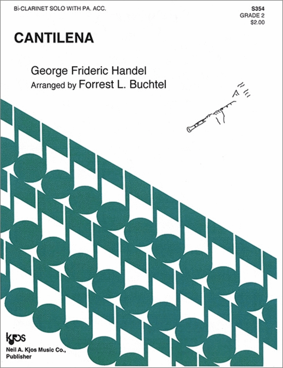 Cantilena Clarinet Solo scores gallery preview page 1