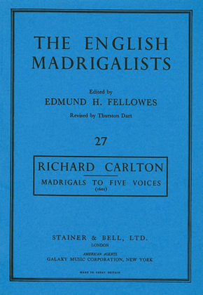Madrigals to Five Voices (1601)
