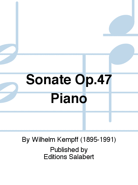 Sonate Op.47 Piano