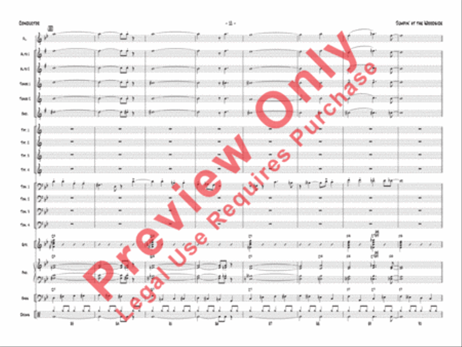 Jumpin' at the Woodside Jazz Ensemble scores gallery preview page 15