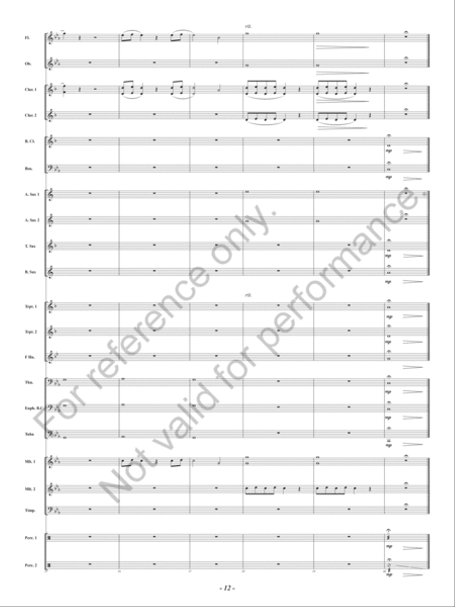 Jellyfish Concert Band scores gallery preview page 13