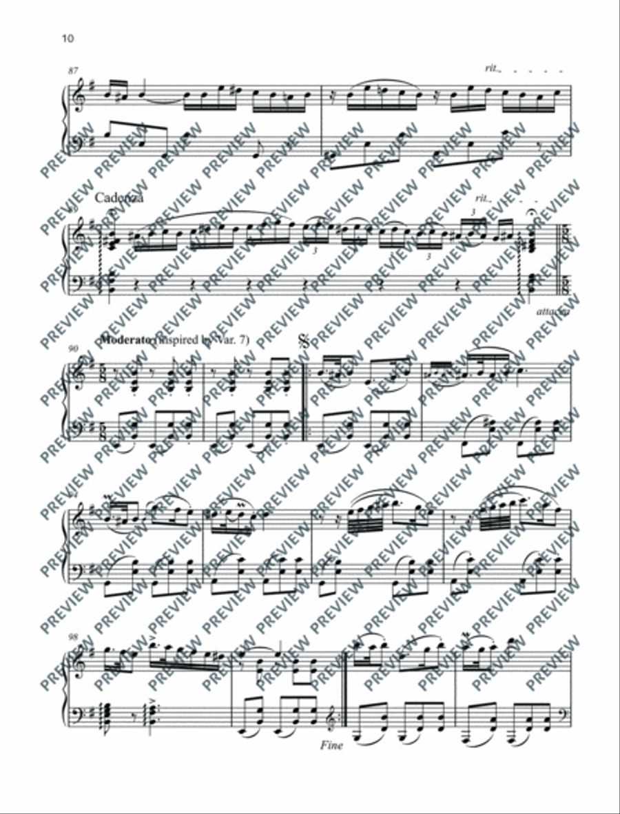 Goldberg in Istanbul Harpsichord scores gallery preview page 11