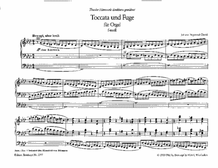 Toccata and Fugue in F minor