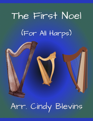 Book cover for The First Noel, for Lap Harp Solo