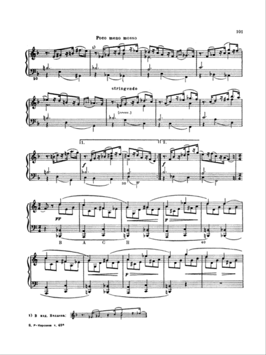 Rimsky-Korsakov: Piano Solos, Volume II Piano Solo scores gallery preview page 2
