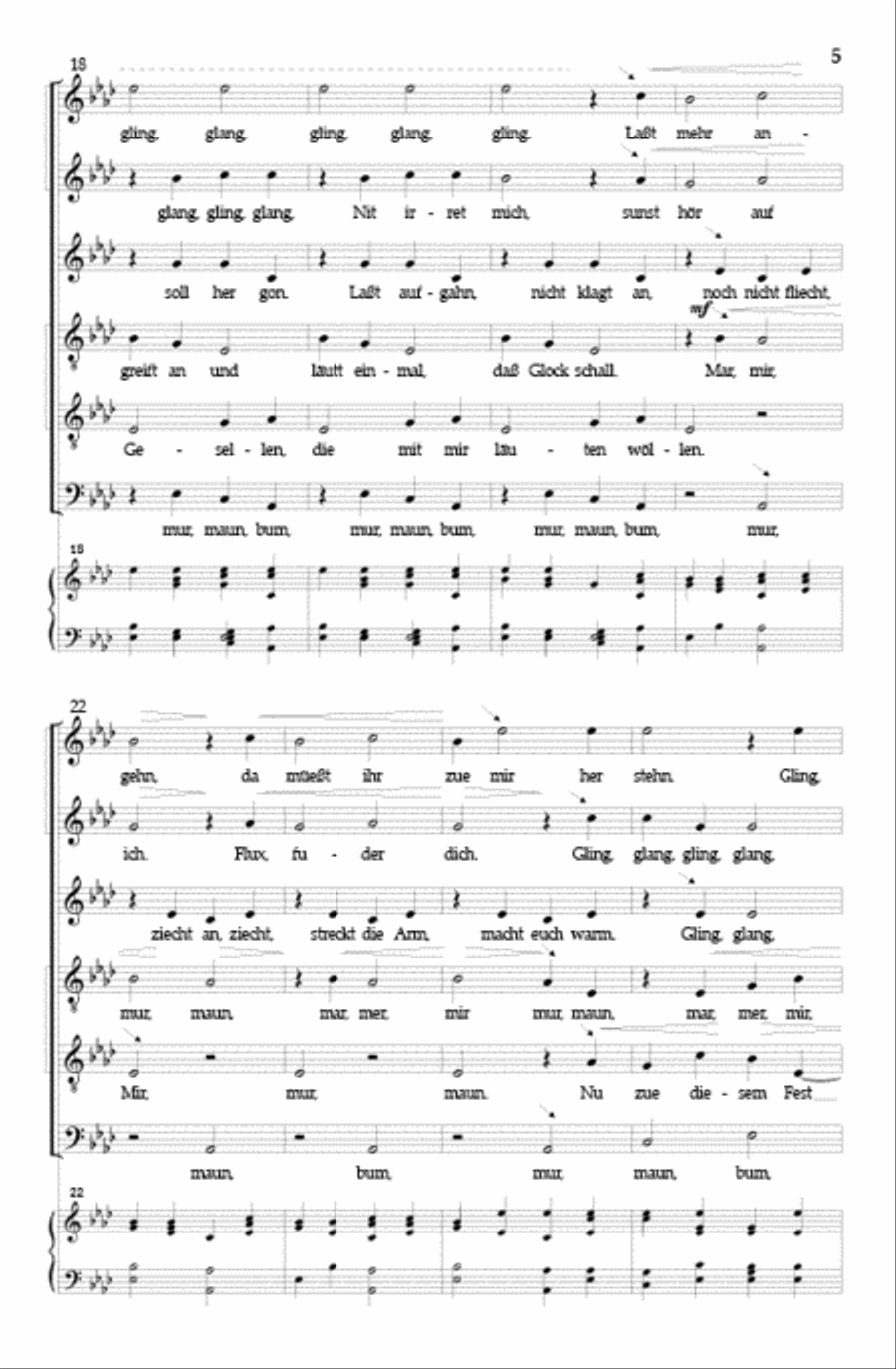 Das Gläut Zu Speyer Choir scores gallery preview page 4