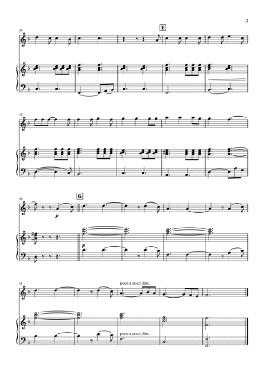 Hallelujah Piano scores gallery preview page 3