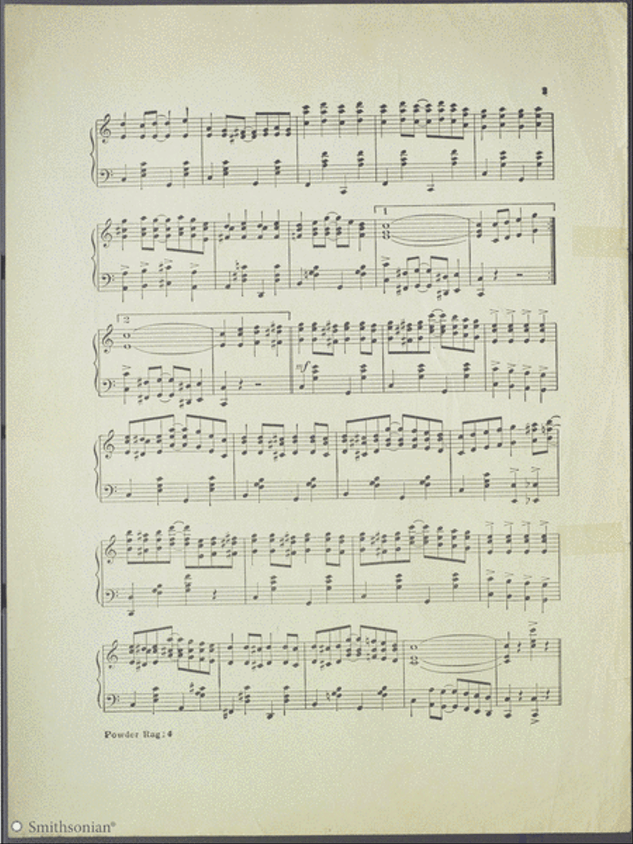 Powder Rag Powder Rag Piano Solo scores gallery preview page 3