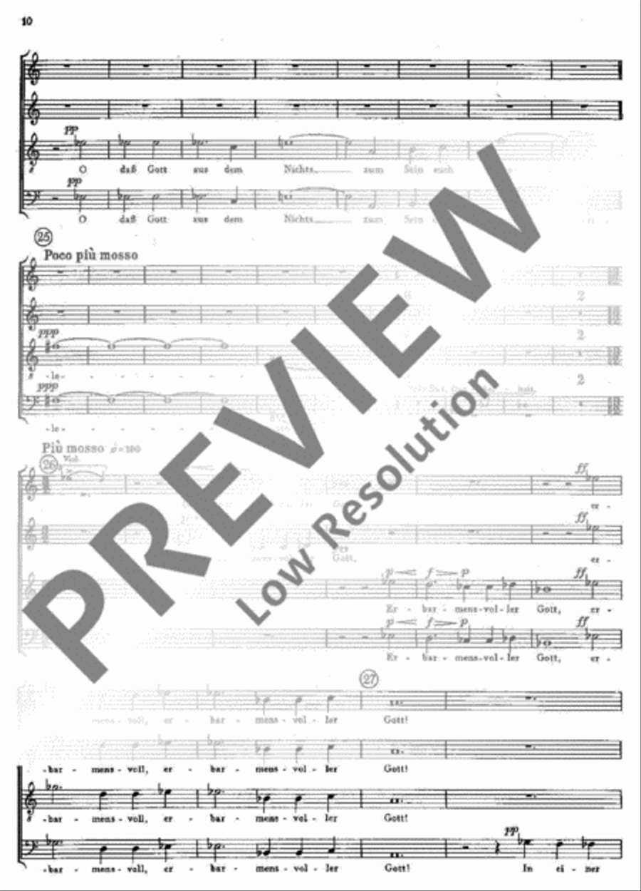 Kantate Nr. 8 4-Part scores gallery preview page 9