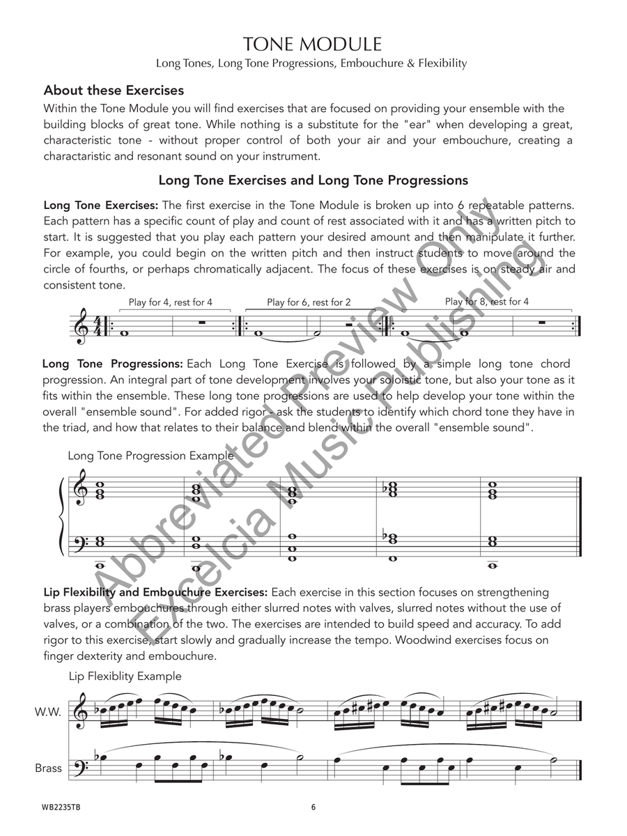 The Complete Warm-Up for Band B-Flat Trumpet scores gallery preview page 7