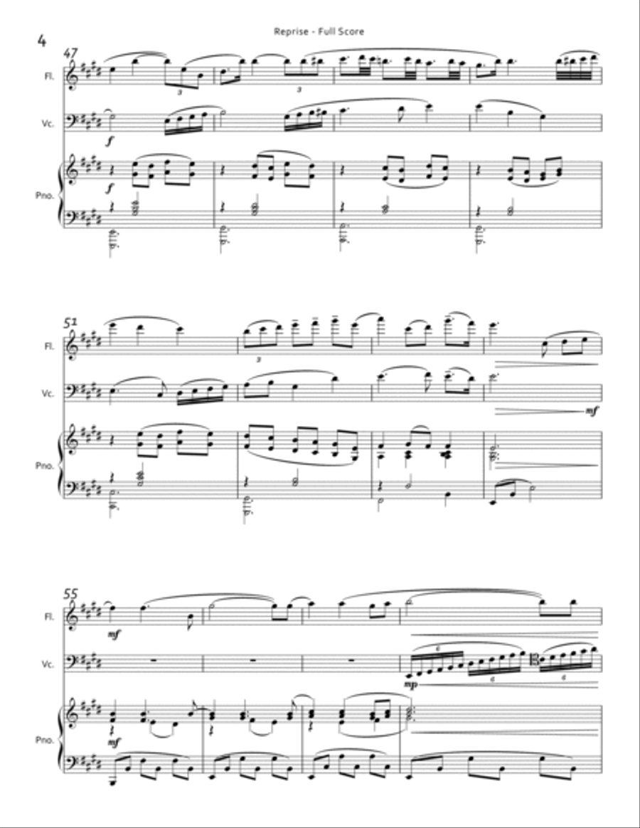 Reprise Reprise Flute scores gallery preview page 4